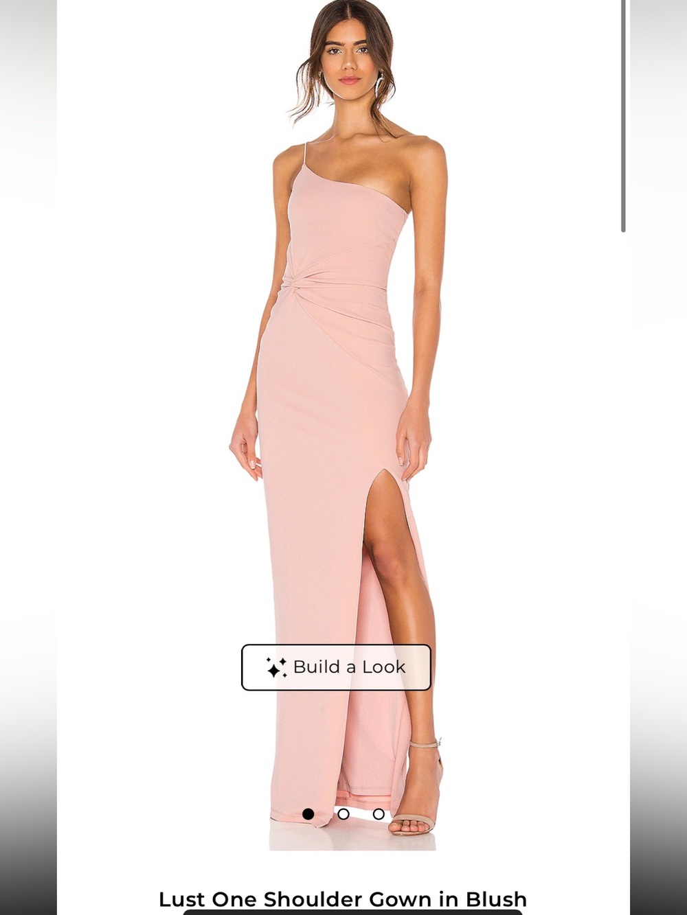 Nookie lust one shoulder gown